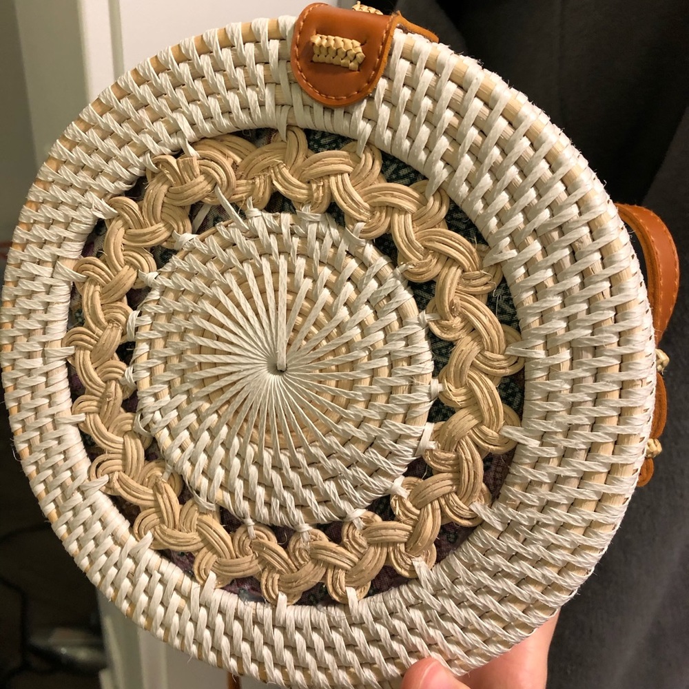 Straw bag